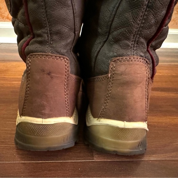 SANTANA CANADA Lace Up Brown Leather Winter Boots Size 40EU 9.5US - Picture 6 of 15